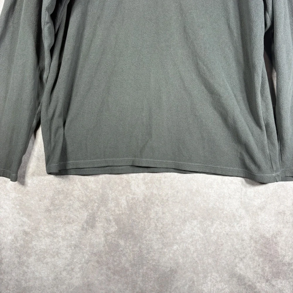 The North Face Fleece Pullover Mens Medium Gray TKA 100 1/4 Zip Lightweight